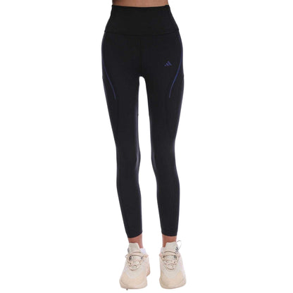 Black - Front - Adidas Womens-Ladies Leggings