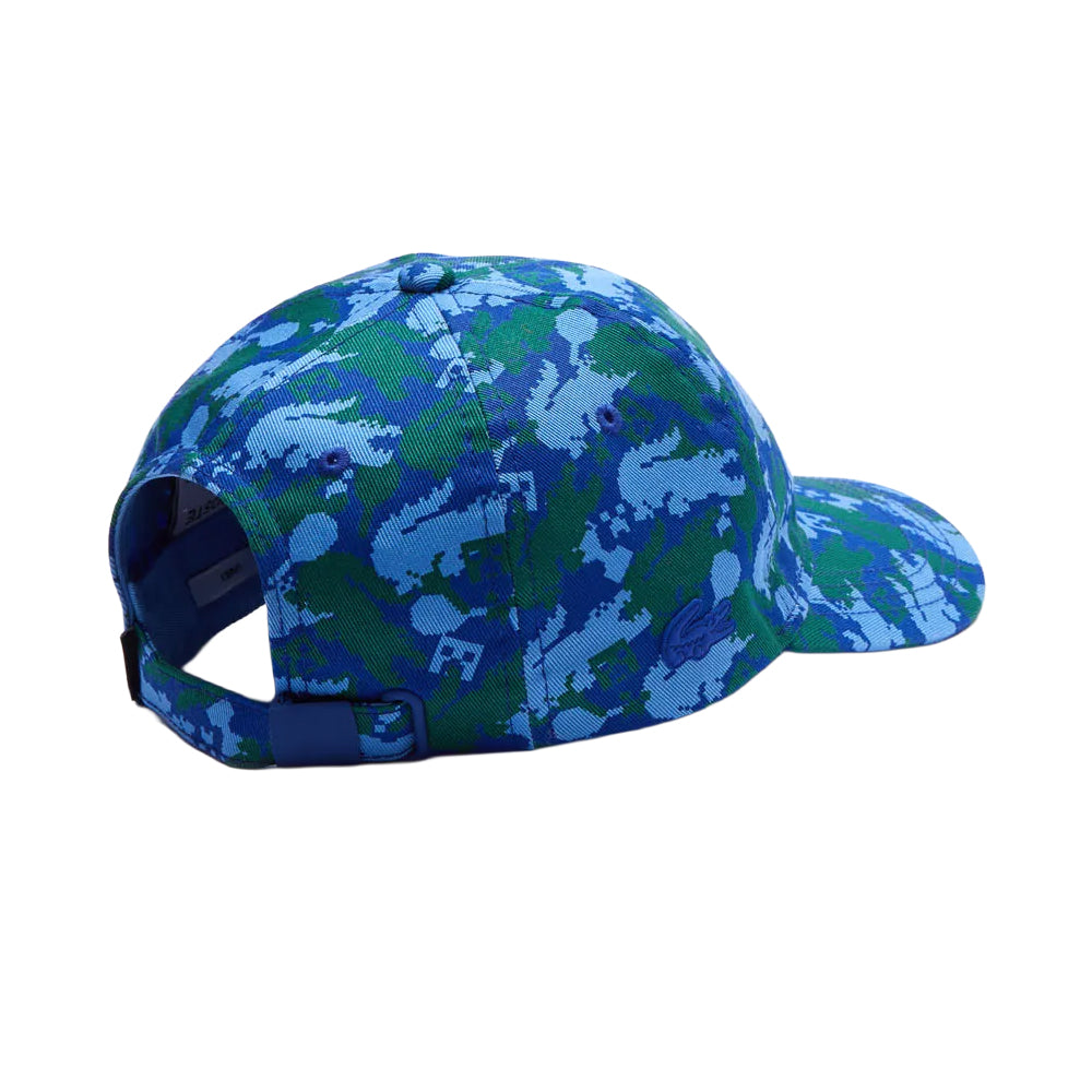 Multicoloured - Back - Lacoste Childrens-Kids Cotton Baseball Cap