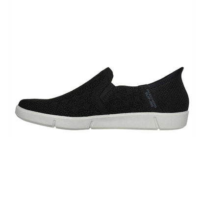 Black - Back - Skechers Womens-Ladies Breezest Slip-on Trainers