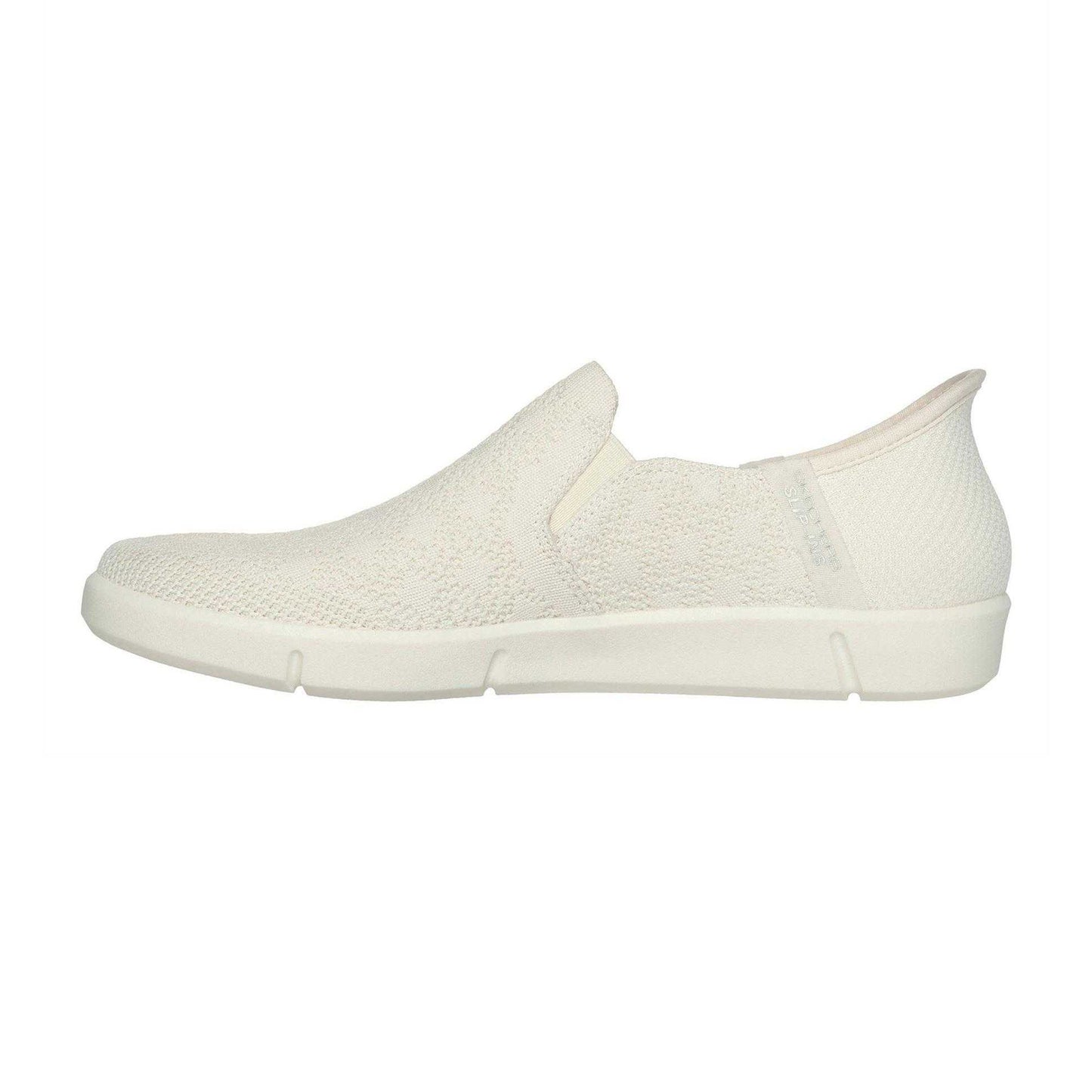 Off White - Back - Skechers Womens-Ladies Breezest Slip-on Trainers