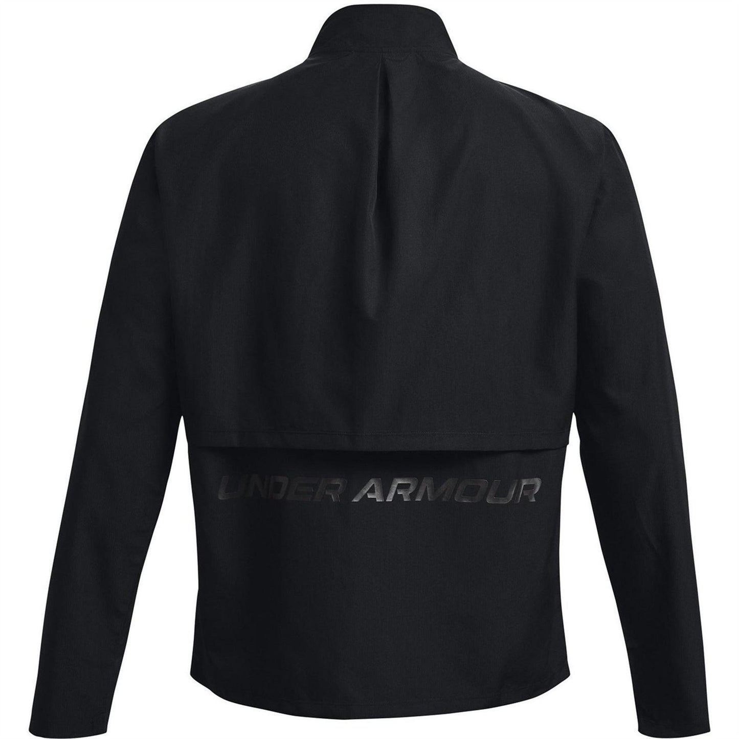 Black - Back - Under Armour Mens Storm Run Logo Full Zip Jacket