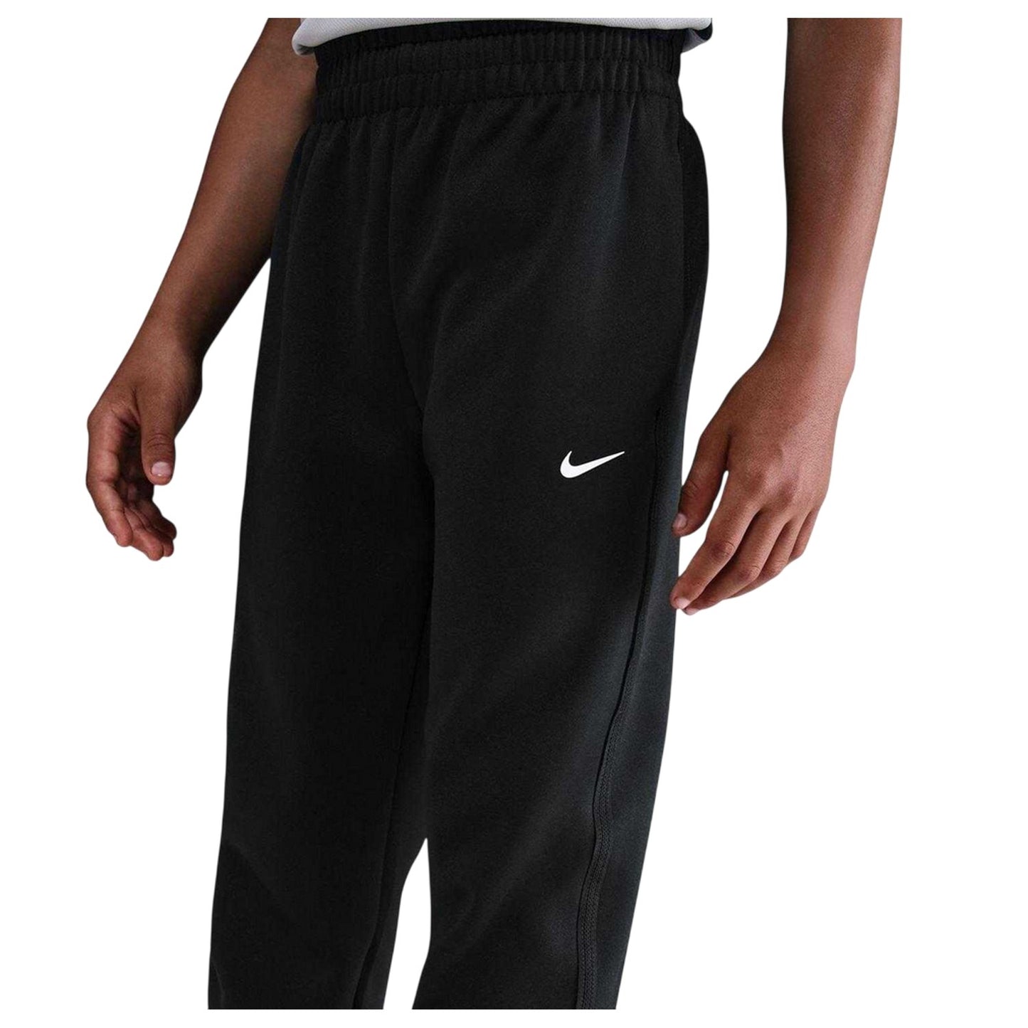 Black - Side - Nike Childrens-Kids Knitted Joggers