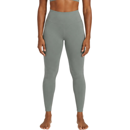 Green - Side - Adidas Womens-Ladies Studio 7-8 Leggings