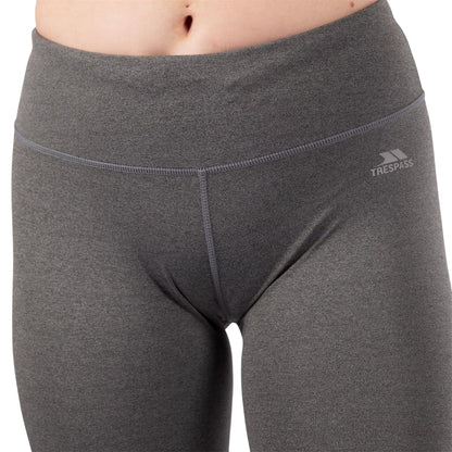Dark Grey Marl - Side - Trespass Womens-Ladies Vivien Leggings