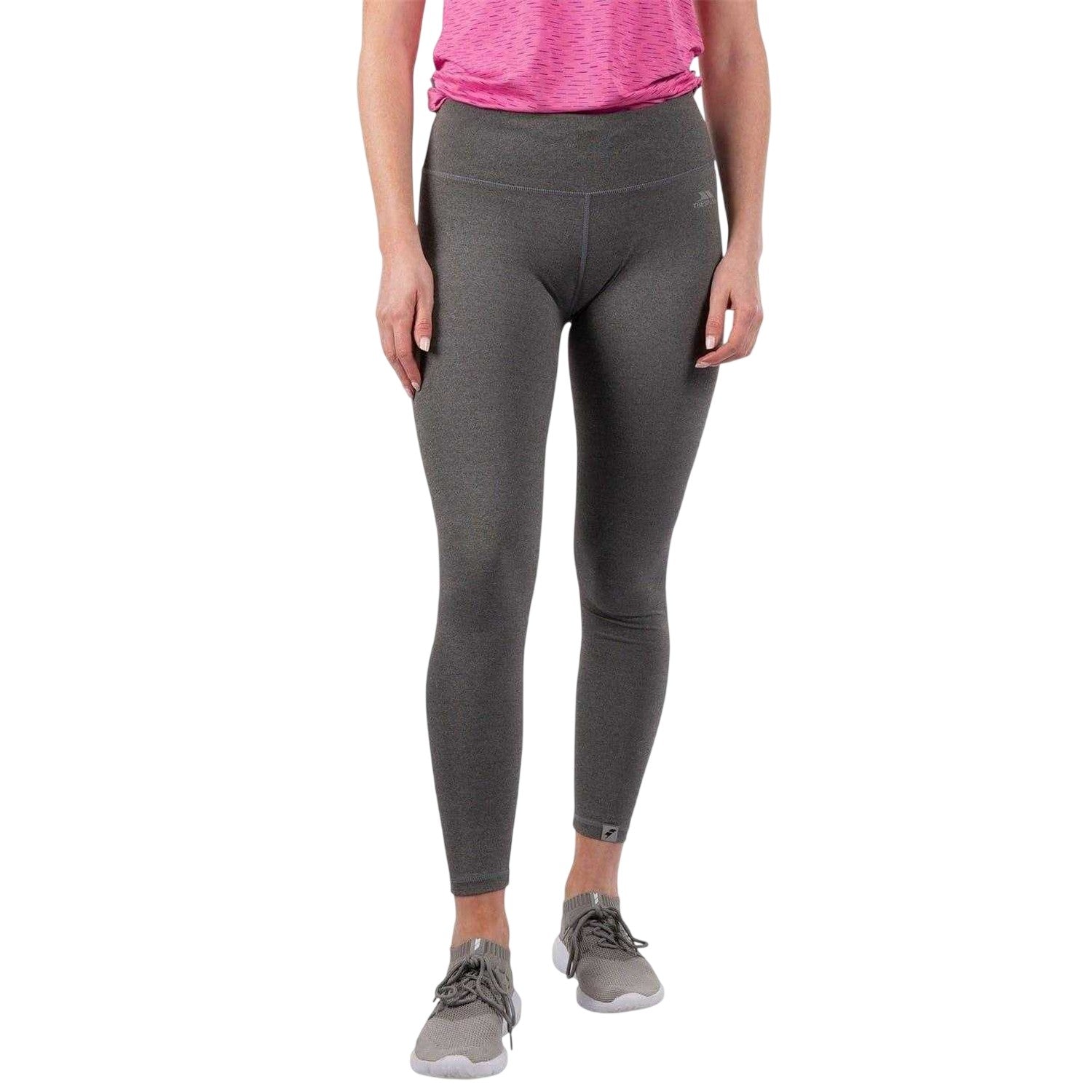 Dark Grey Marl - Pack Shot - Trespass Womens-Ladies Vivien Leggings