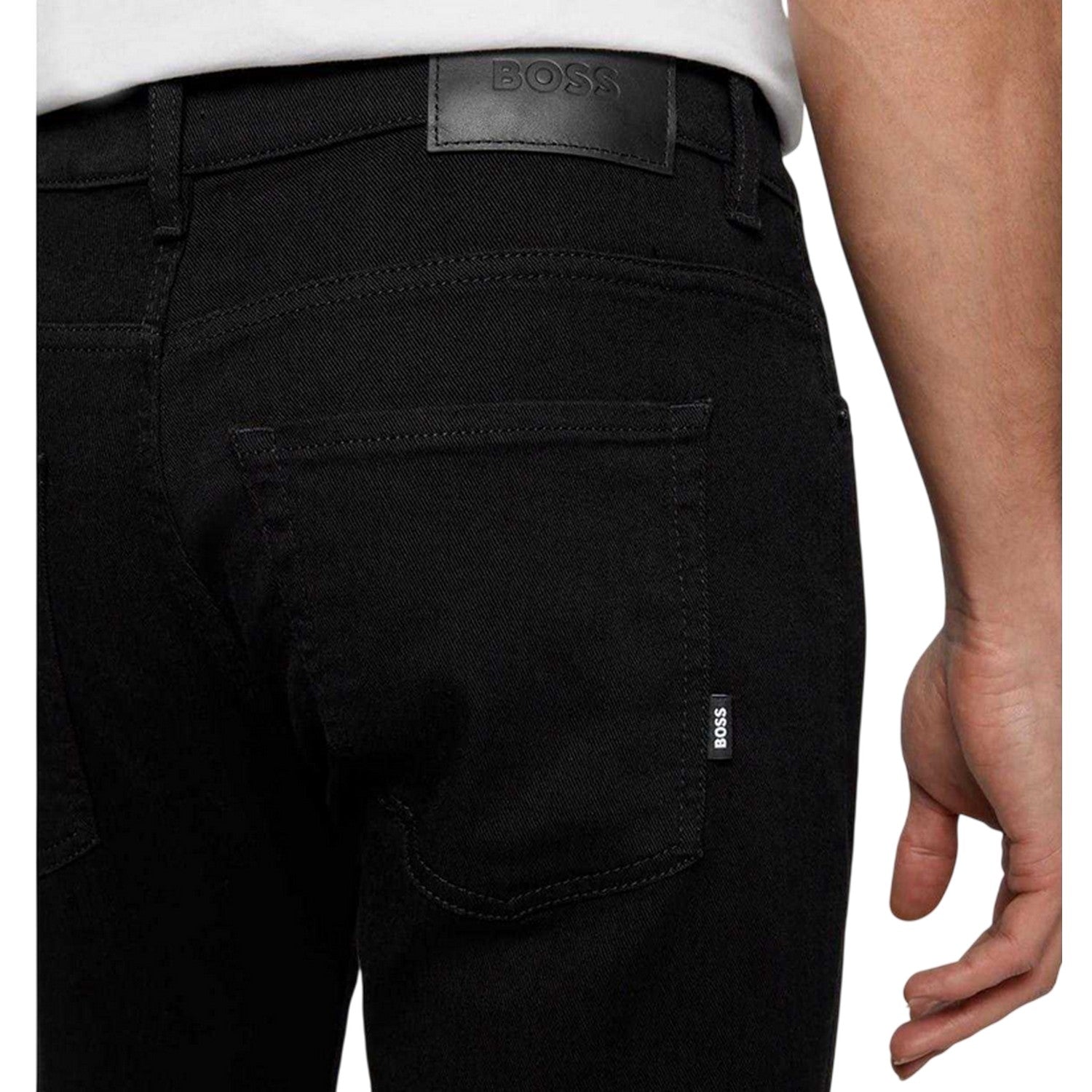 Black - Lifestyle - Boss Mens Denim Slim Jeans