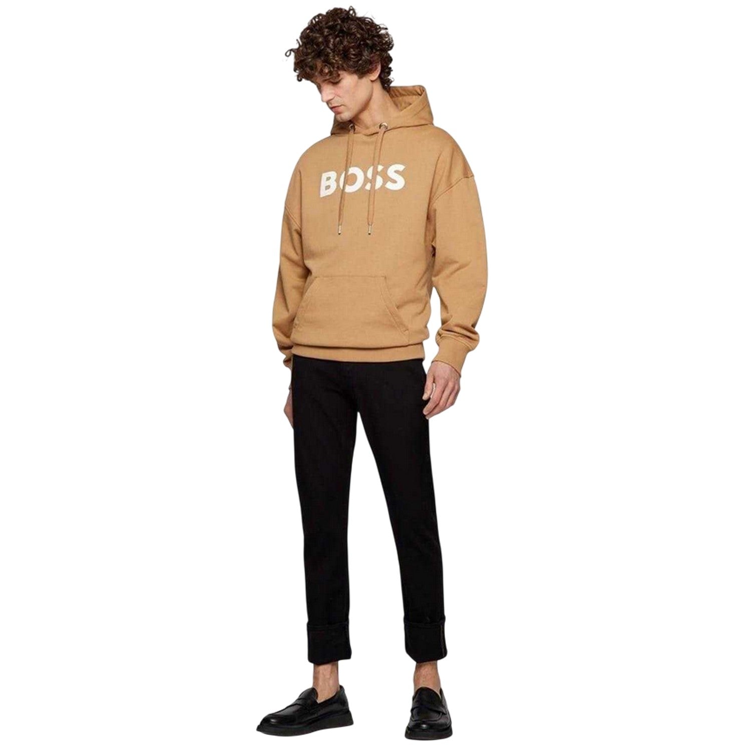 Black - Pack Shot - Boss Mens Denim Slim Jeans