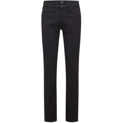 Black - Front - Boss Mens Denim Slim Jeans