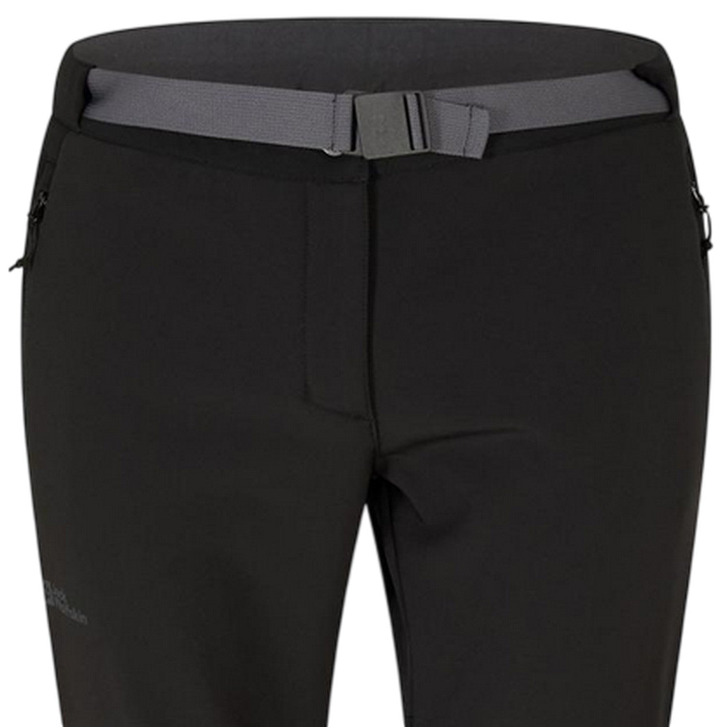 Black - Side - Jack Wolfskin Womens-Ladies Stollberg Trousers