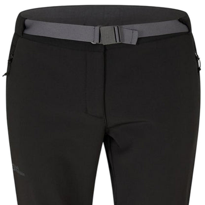 Black - Side - Jack Wolfskin Womens-Ladies Stollberg Trousers