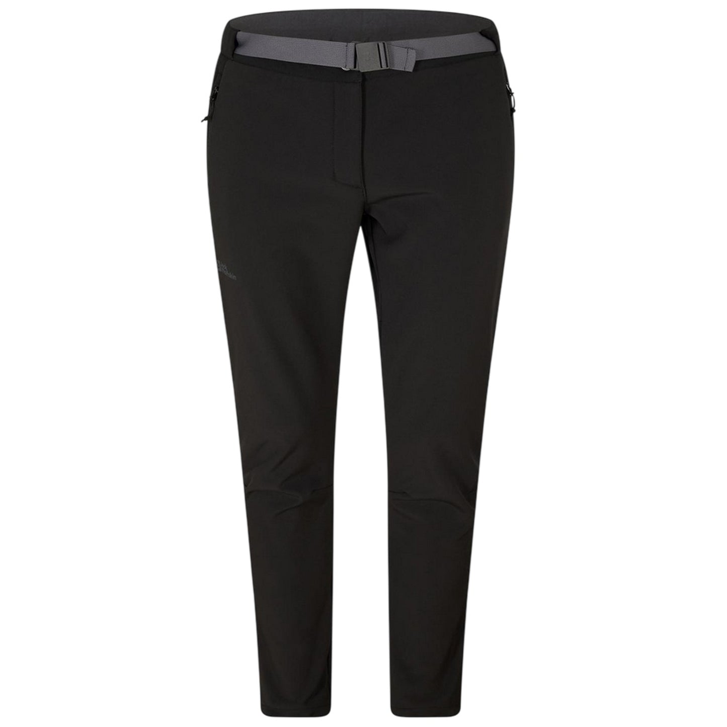 Black - Front - Jack Wolfskin Womens-Ladies Stollberg Trousers