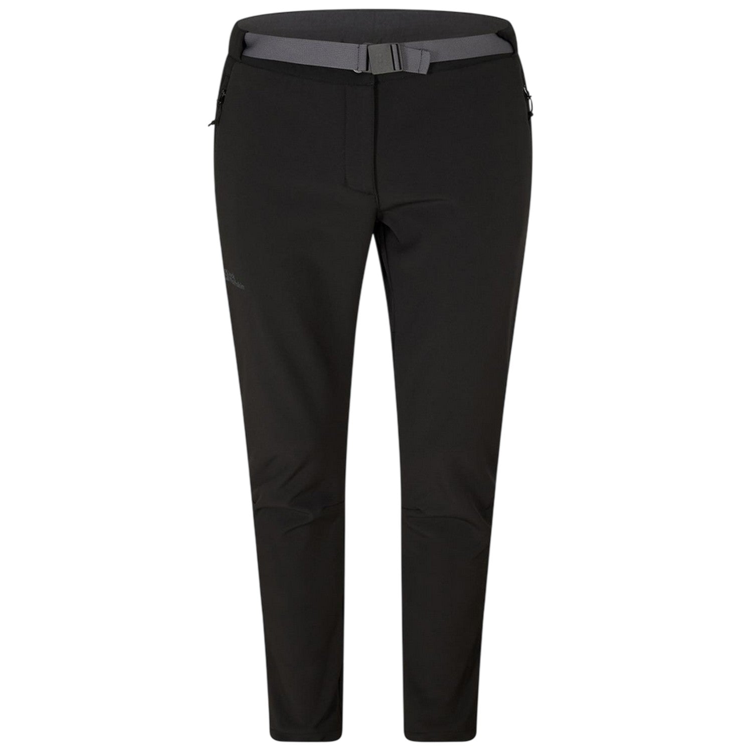 Black - Front - Jack Wolfskin Womens-Ladies Stollberg Trousers