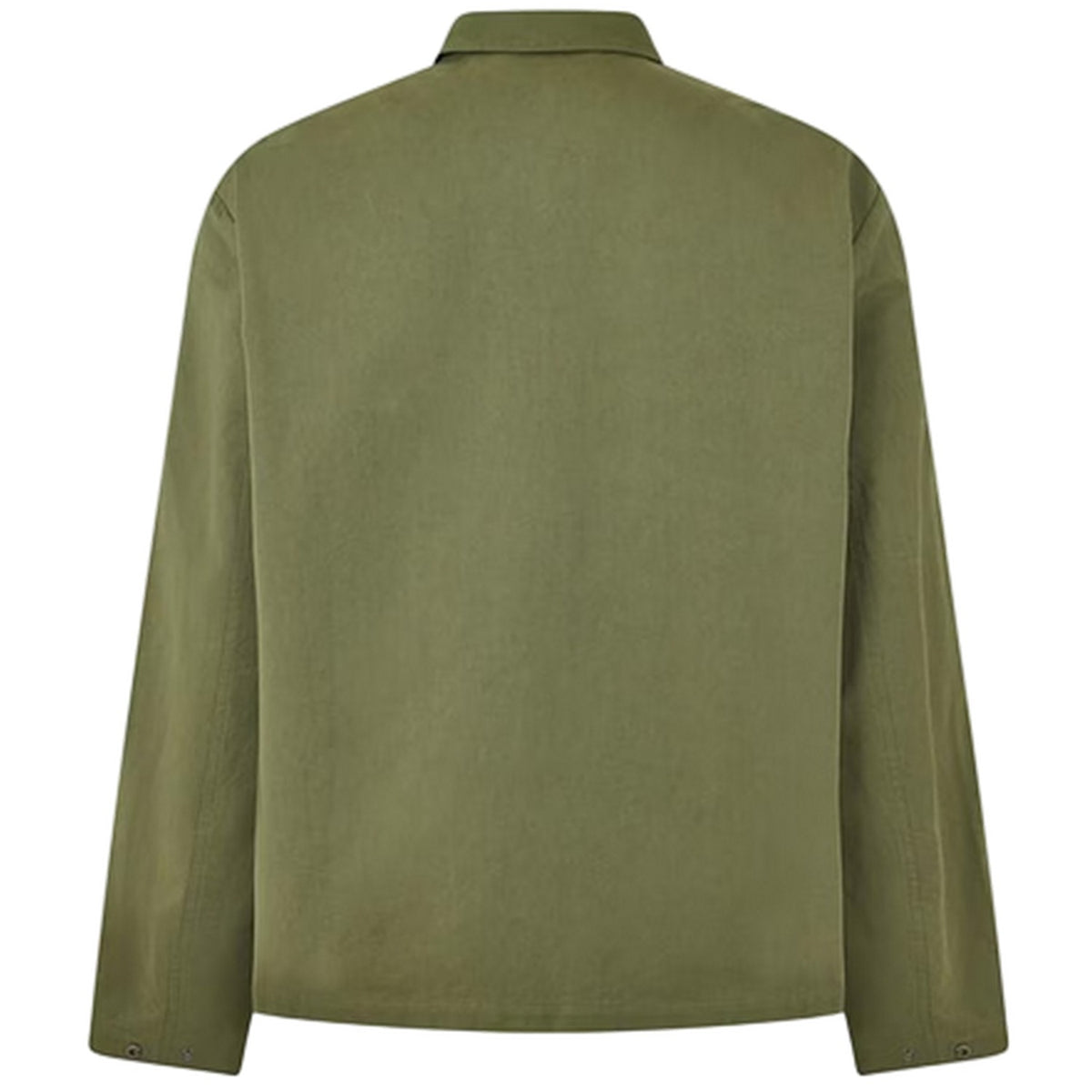 Olive - Back - Jack Wills Mens Shire Utility Full Zip Overshirt