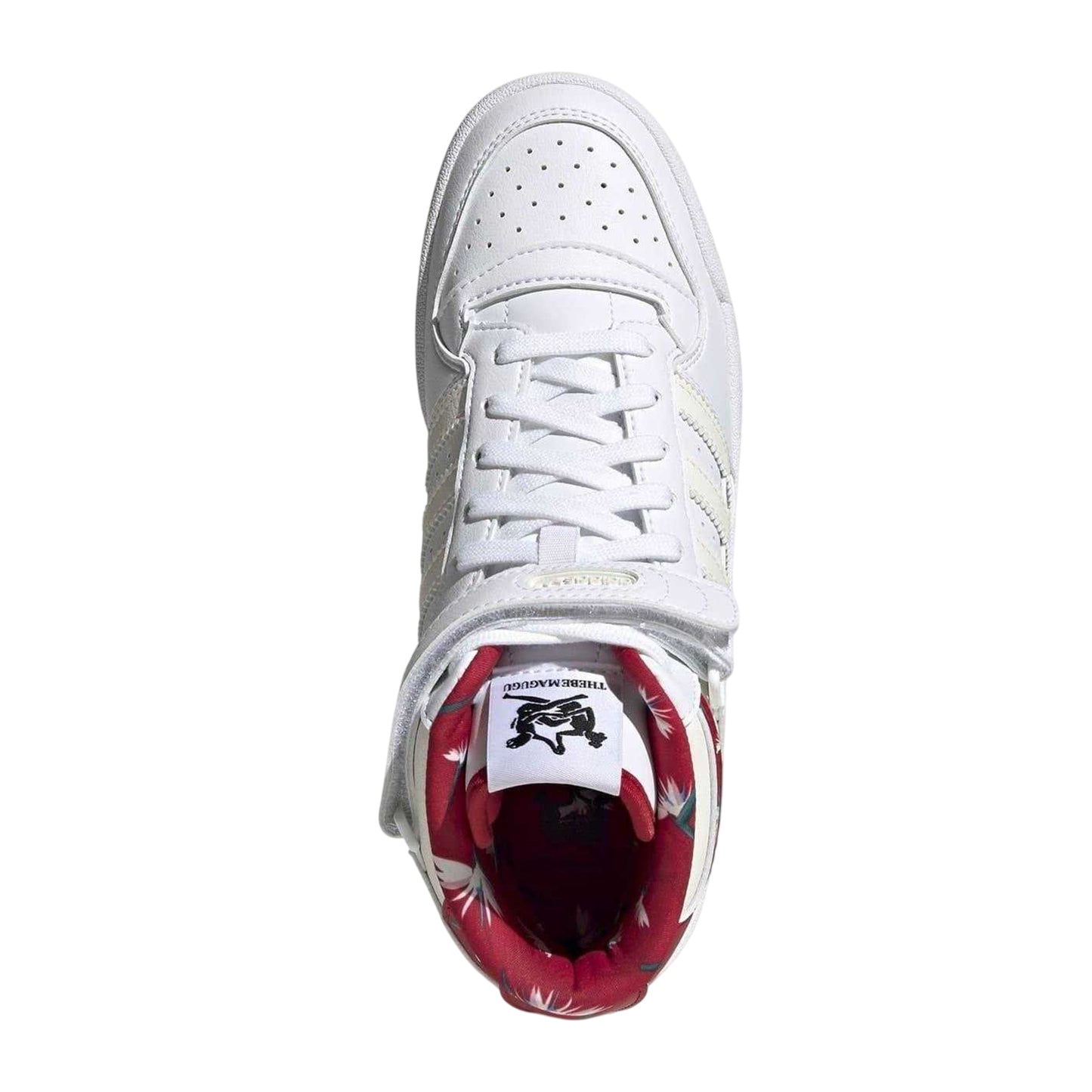 White - Lifestyle - Adidas Womens-Ladies Forum Mid Calf Trainers
