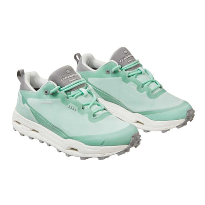 Pool-White - Back - Craghoppers Womens-Ladies Adflex Lace Up Flat Trainers