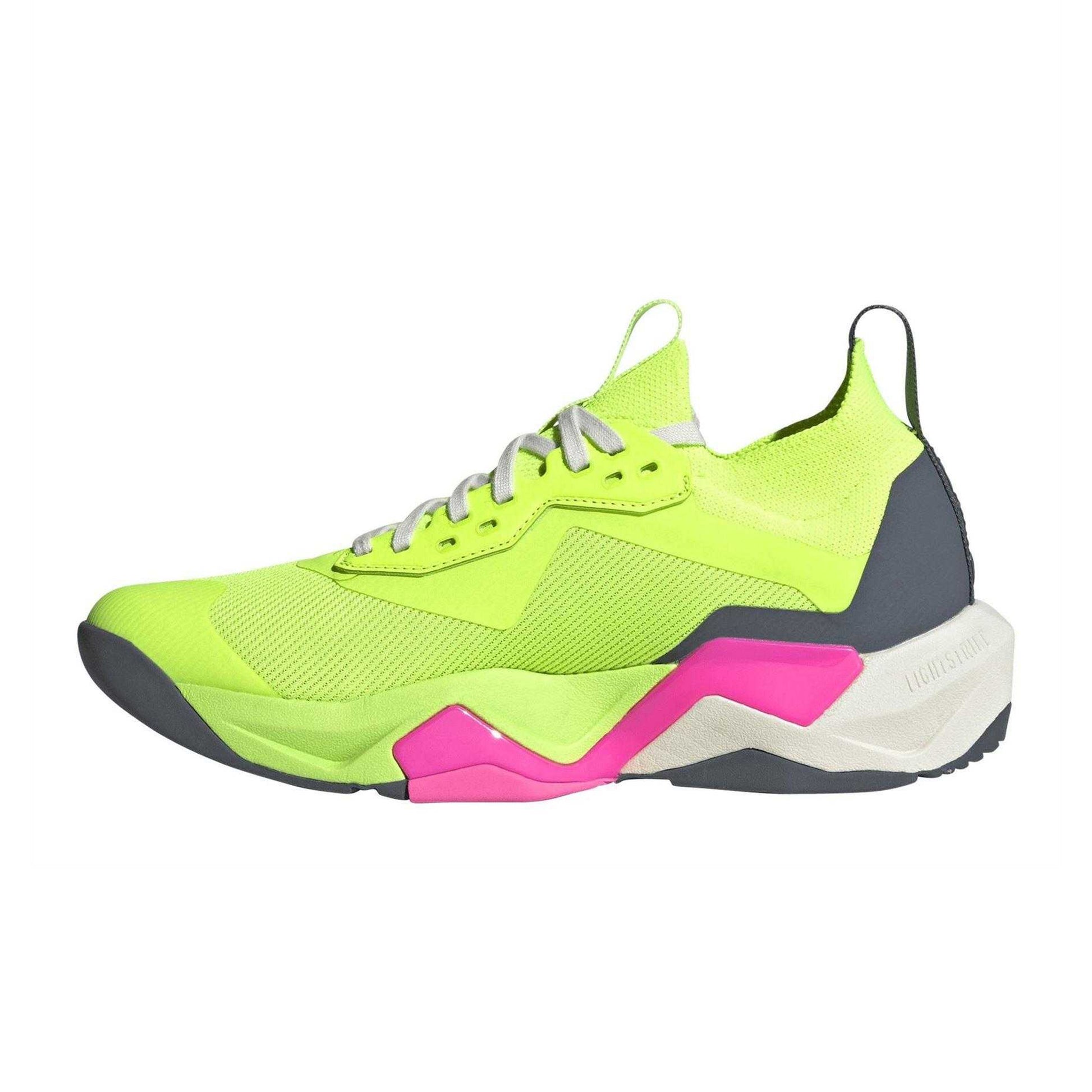 Lucid Lemon - Side - Adidas Womens-Ladies Rapidmove Adv Trainers