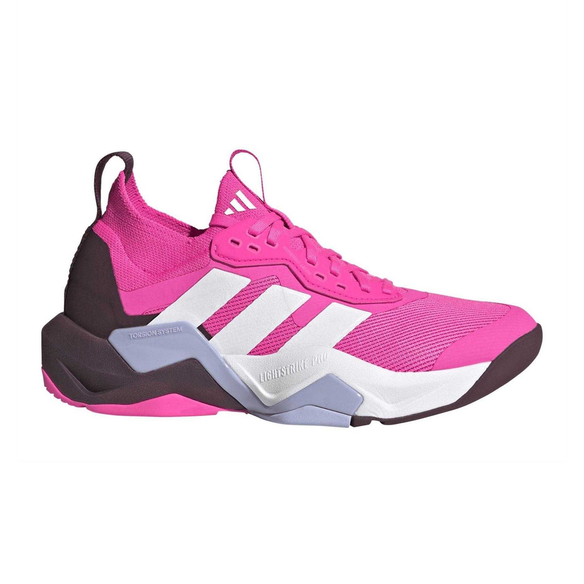 Lucid Pink - Front - Adidas Womens-Ladies Rapidmove Adv Trainers