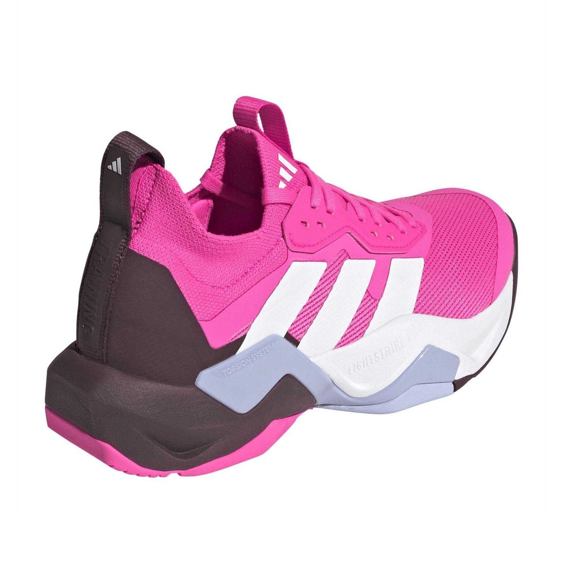 Lucid Pink - Back - Adidas Womens-Ladies Rapidmove Adv Trainers