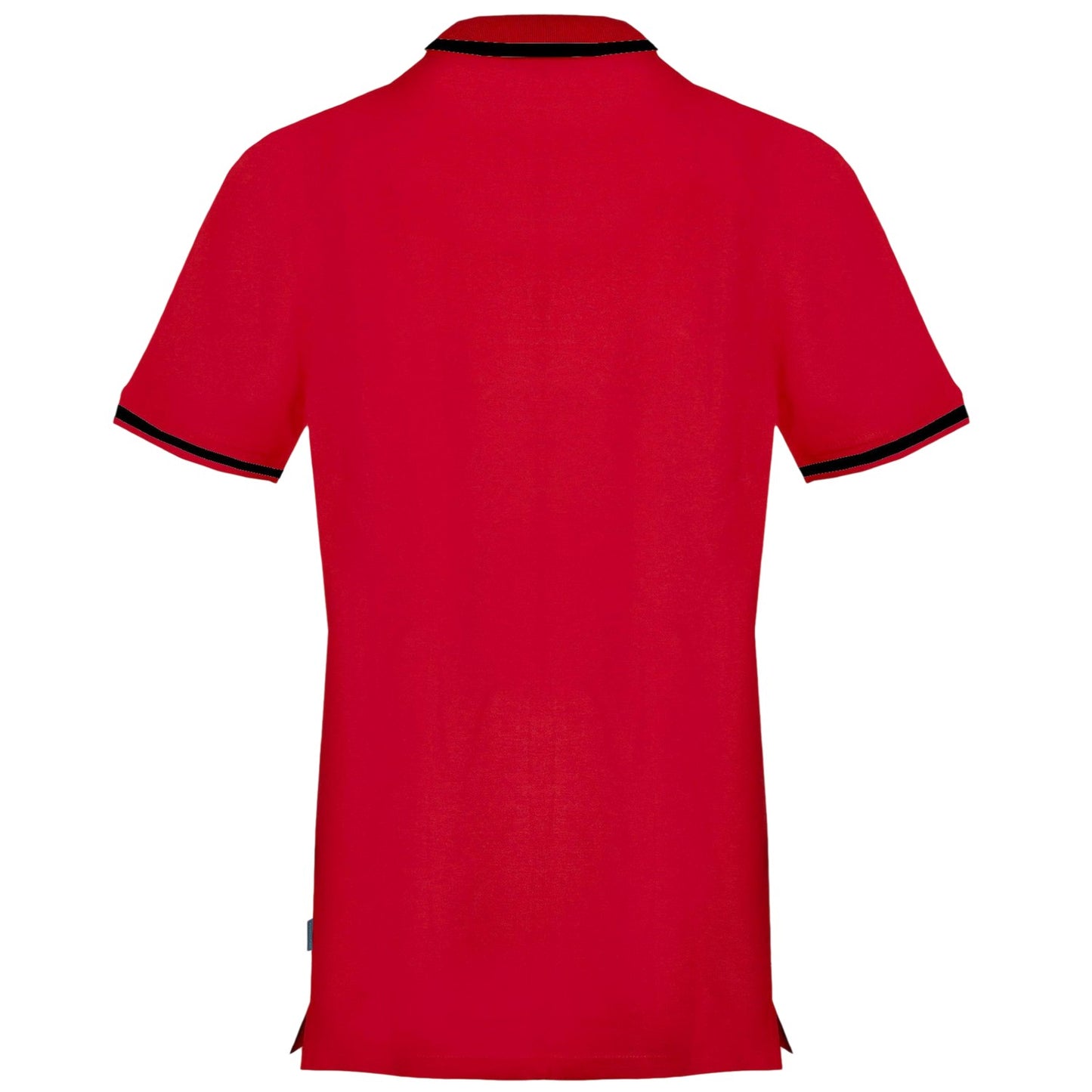 Red - Back - Aquascutum Mens Flag Polo Shirt