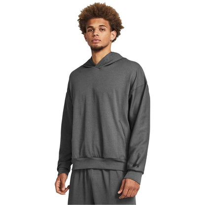 Grey - Pack Shot - Under Armour Mens Relaxed Fit Hoodie