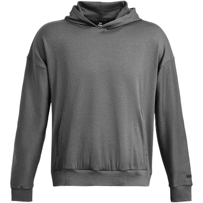 Grey - Front - Under Armour Mens Relaxed Fit Hoodie