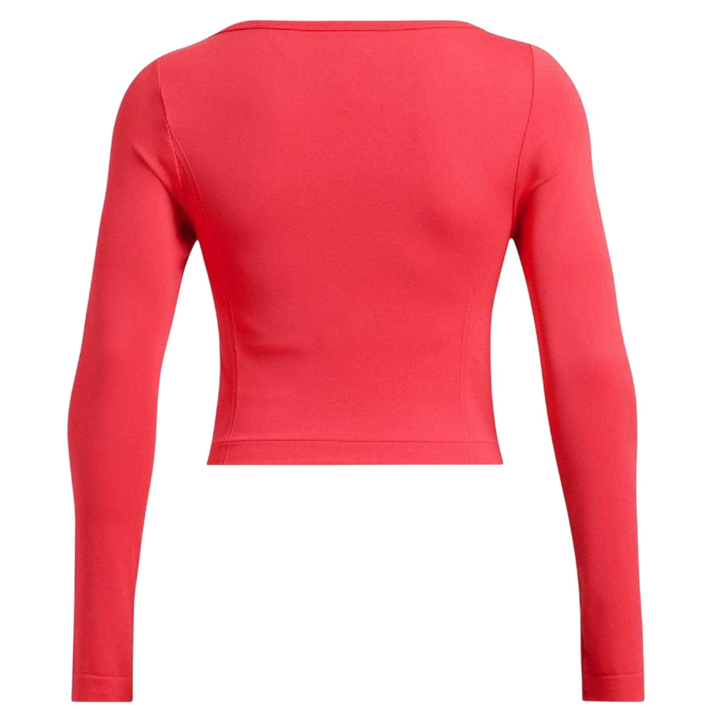 Red - Back - Under Armour Womens-Ladies Seamless Training Top