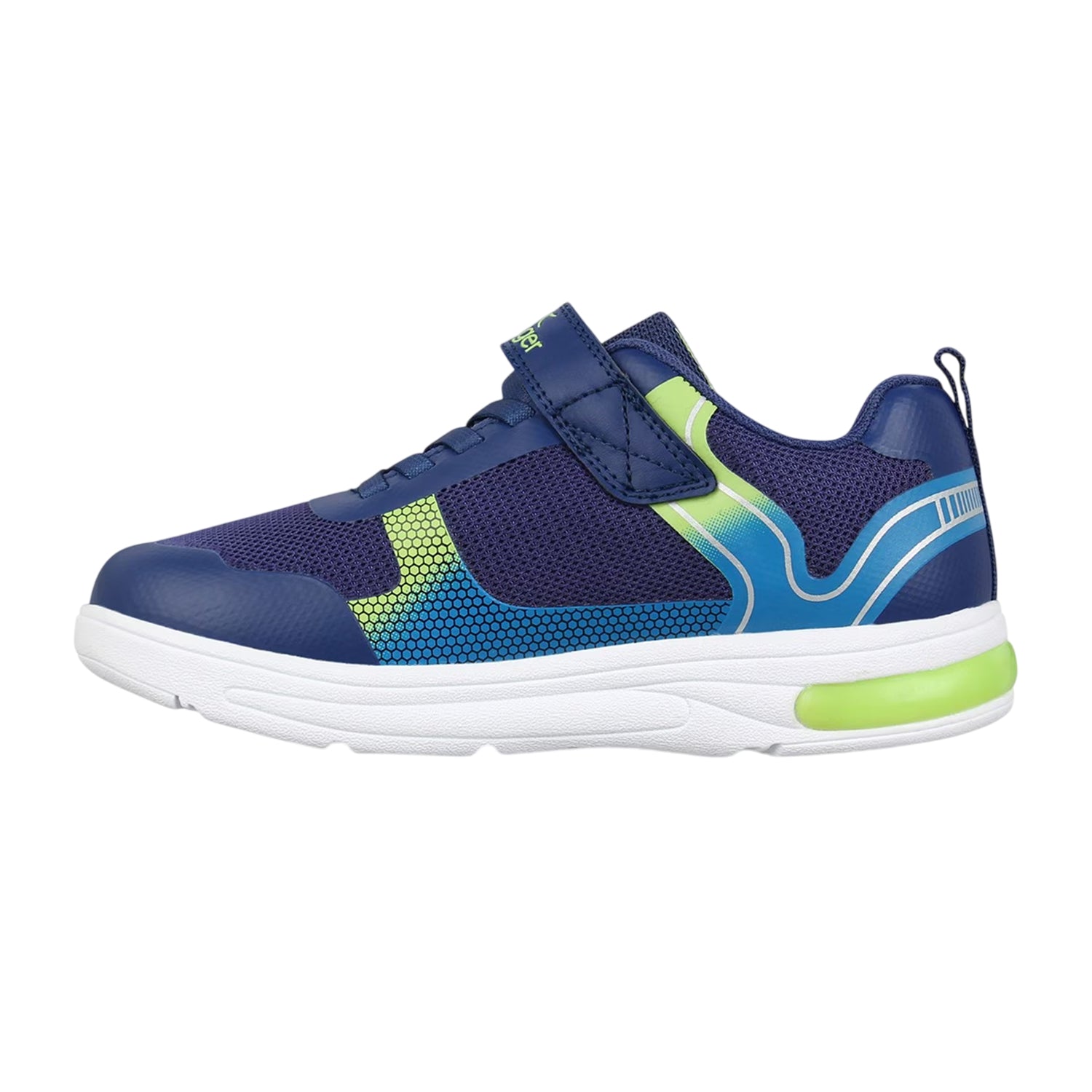 Blue-Orange - Side - Slazenger Childrens-Kids Go 2.0 Trainers