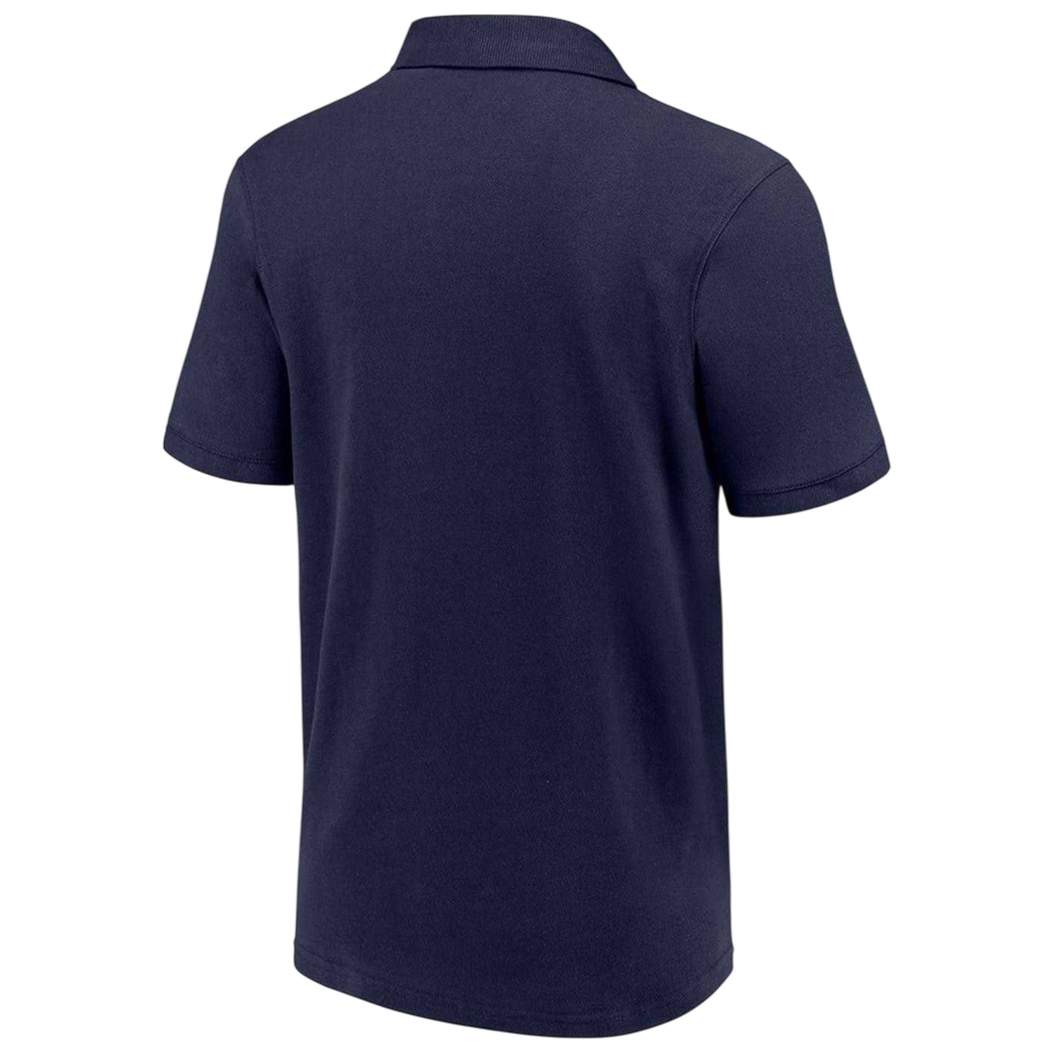 Navy - Back - Aston Villa FC Mens Crest Polo Shirt
