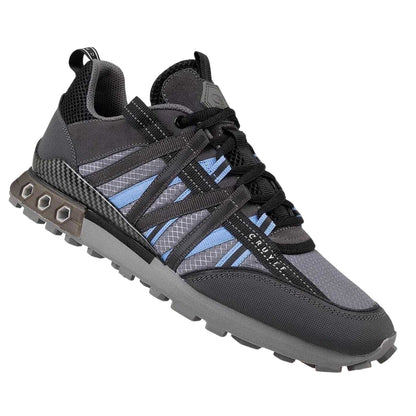 Grey Blue - Lifestyle - Cruyff Mens Fearia Suede Hex-Tech Trainers