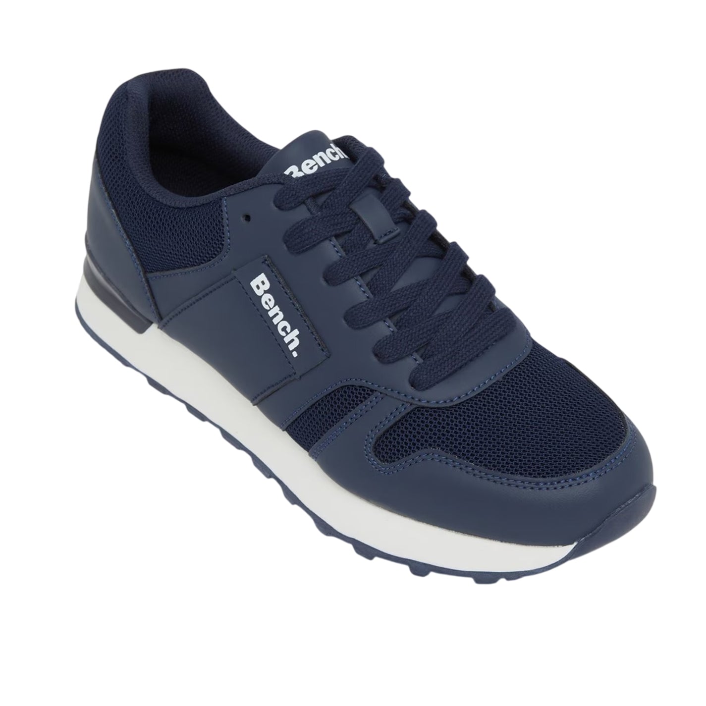 Navy - Lifestyle - Bench Mens Valence Lace Up Trainers