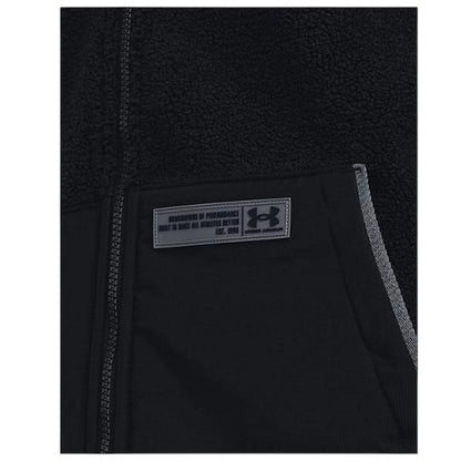 Black - Side - Under Armour Mens Mission Insulated Jacket
