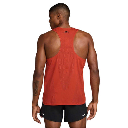 Red-Black - Back - Nike Mens Trailwind Dri-FIT Race Vest
