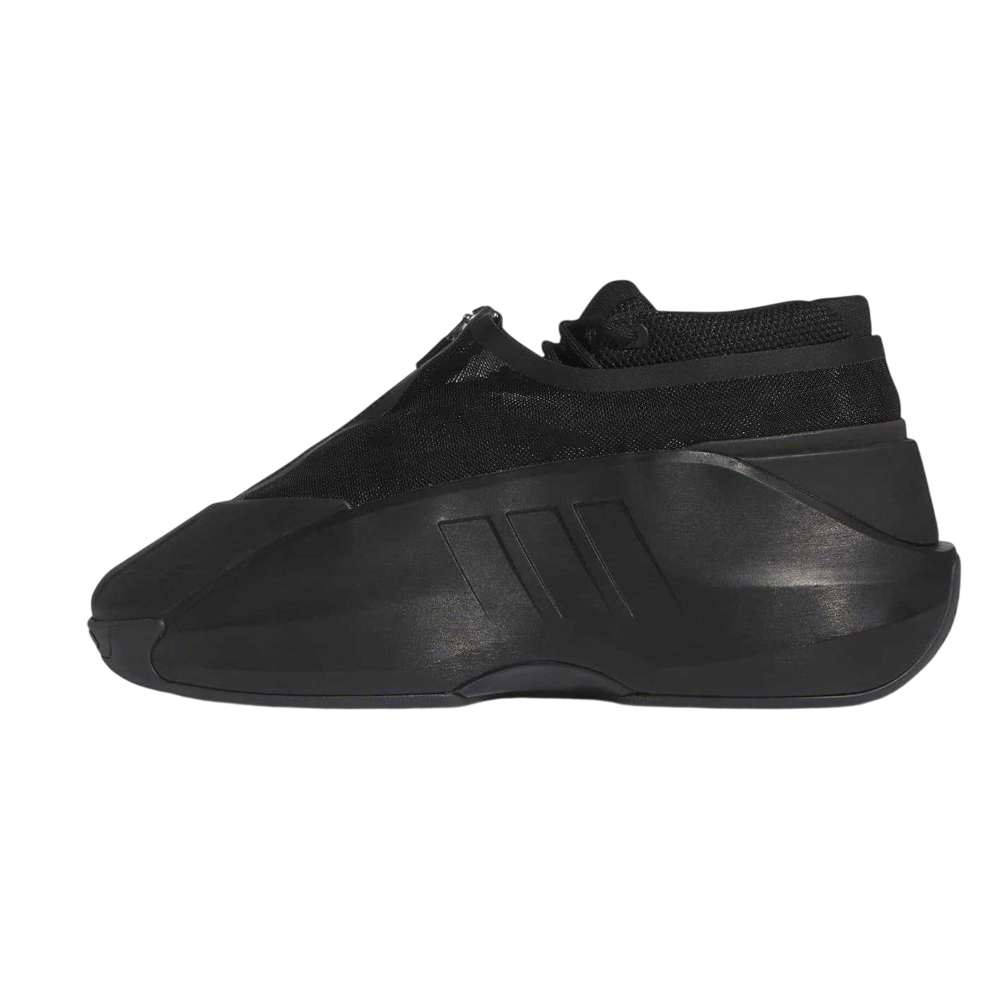Black - Side - Adidas Womens-Ladies Crazy Infinity Leather Trainers
