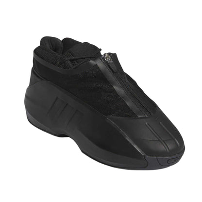 Black - Pack Shot - Adidas Womens-Ladies Crazy Infinity Leather Trainers