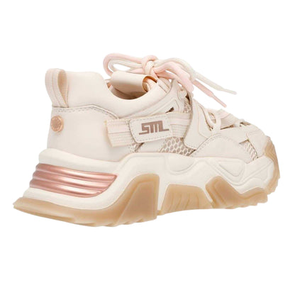 Cream-Rose Gold - Lifestyle - Steve Madden Womens-Ladies Kingdome Low Trainers