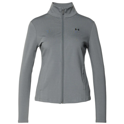 Green Clay - Front - Under Armour Womens-Ladies Moisture Wicking Jacket