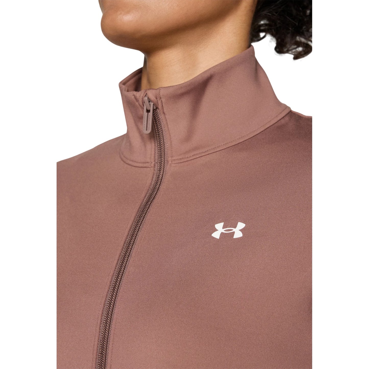 Taupe - Lifestyle - Under Armour Womens-Ladies Moisture Wicking Jacket