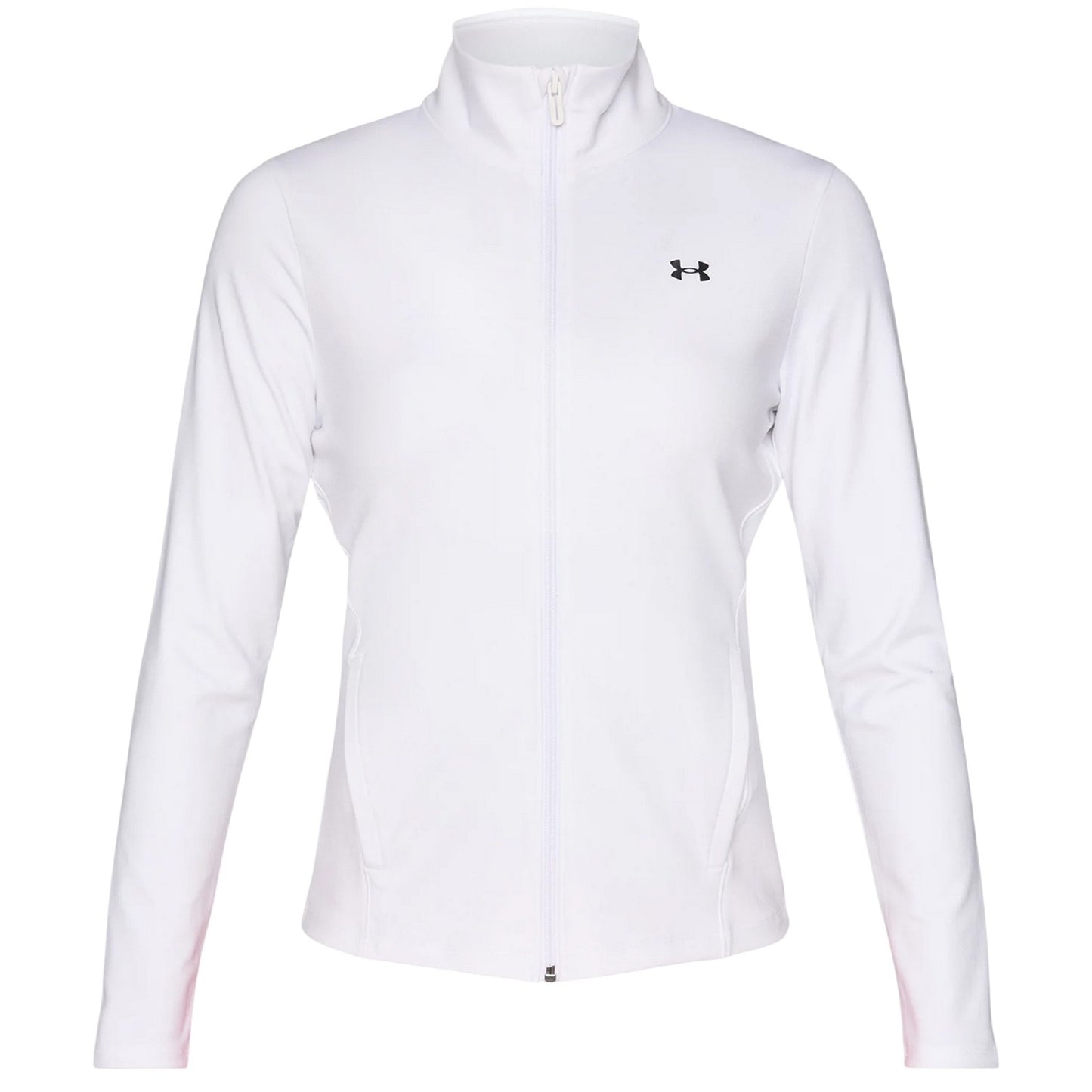 White - Front - Under Armour Womens-Ladies Moisture Wicking Jacket