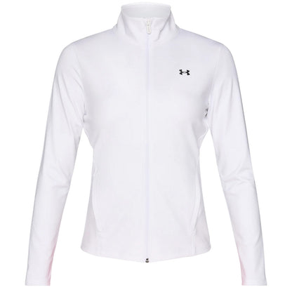 White - Front - Under Armour Womens-Ladies Moisture Wicking Jacket