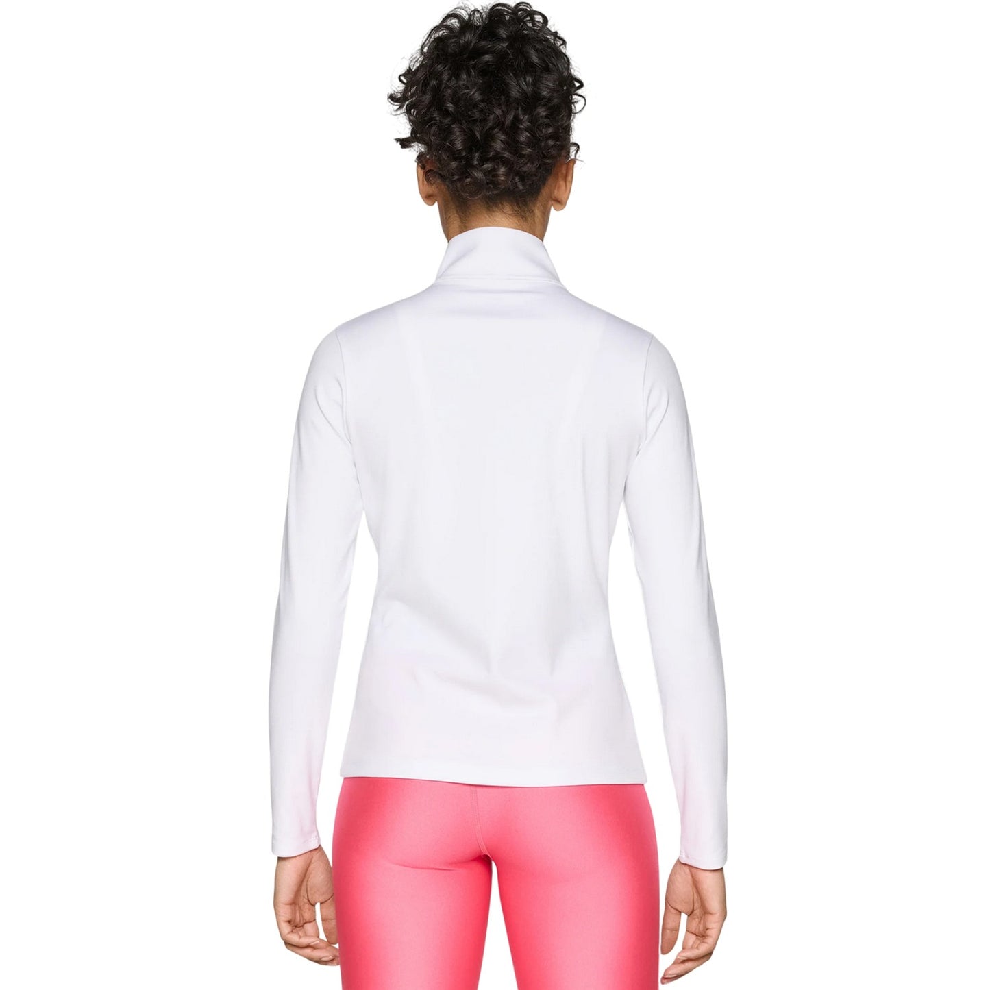 White - Back - Under Armour Womens-Ladies Moisture Wicking Jacket