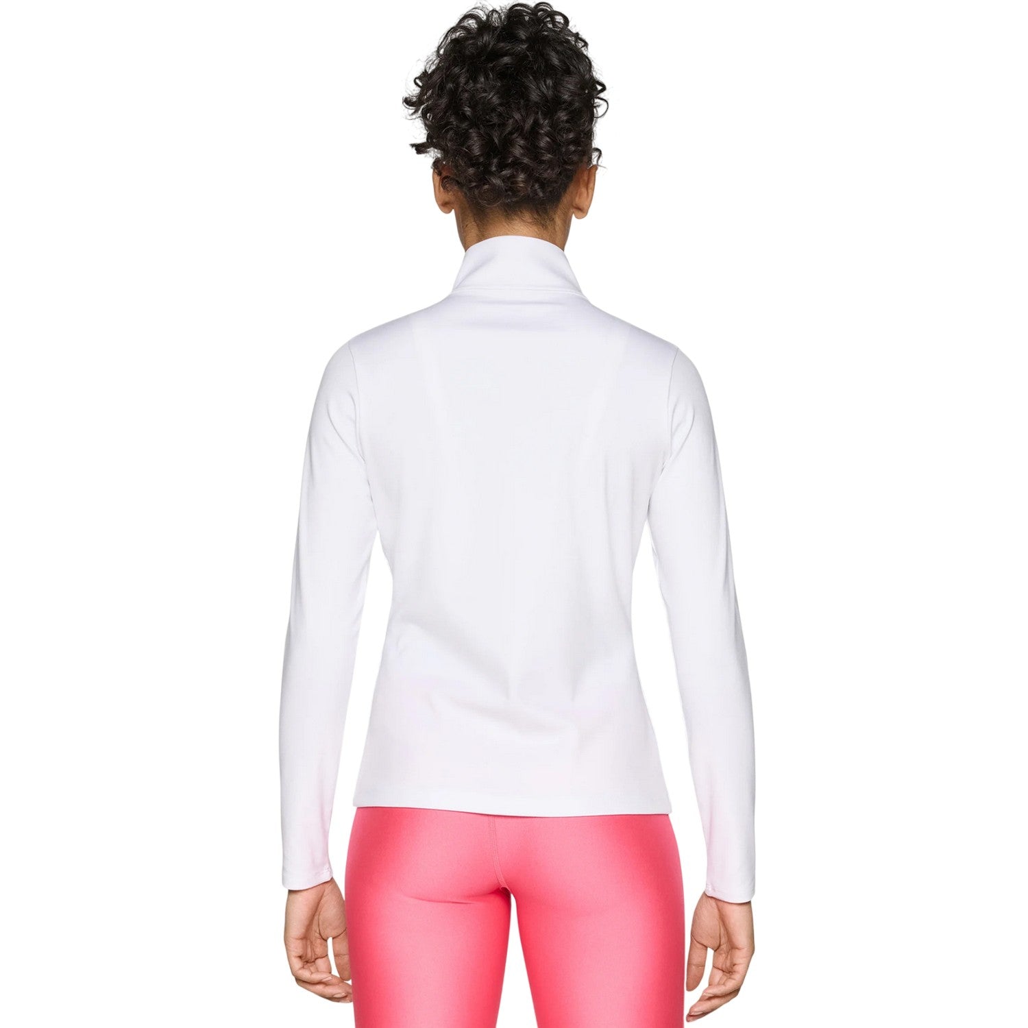White - Back - Under Armour Womens-Ladies Moisture Wicking Jacket