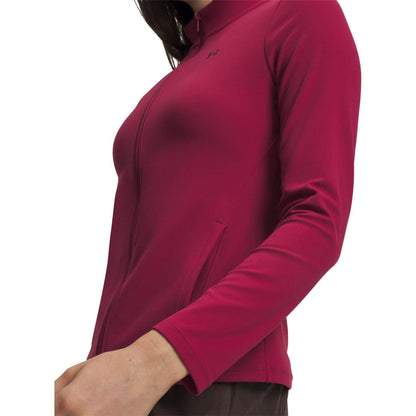 Claret - Side - Under Armour Womens-Ladies Moisture Wicking Jacket