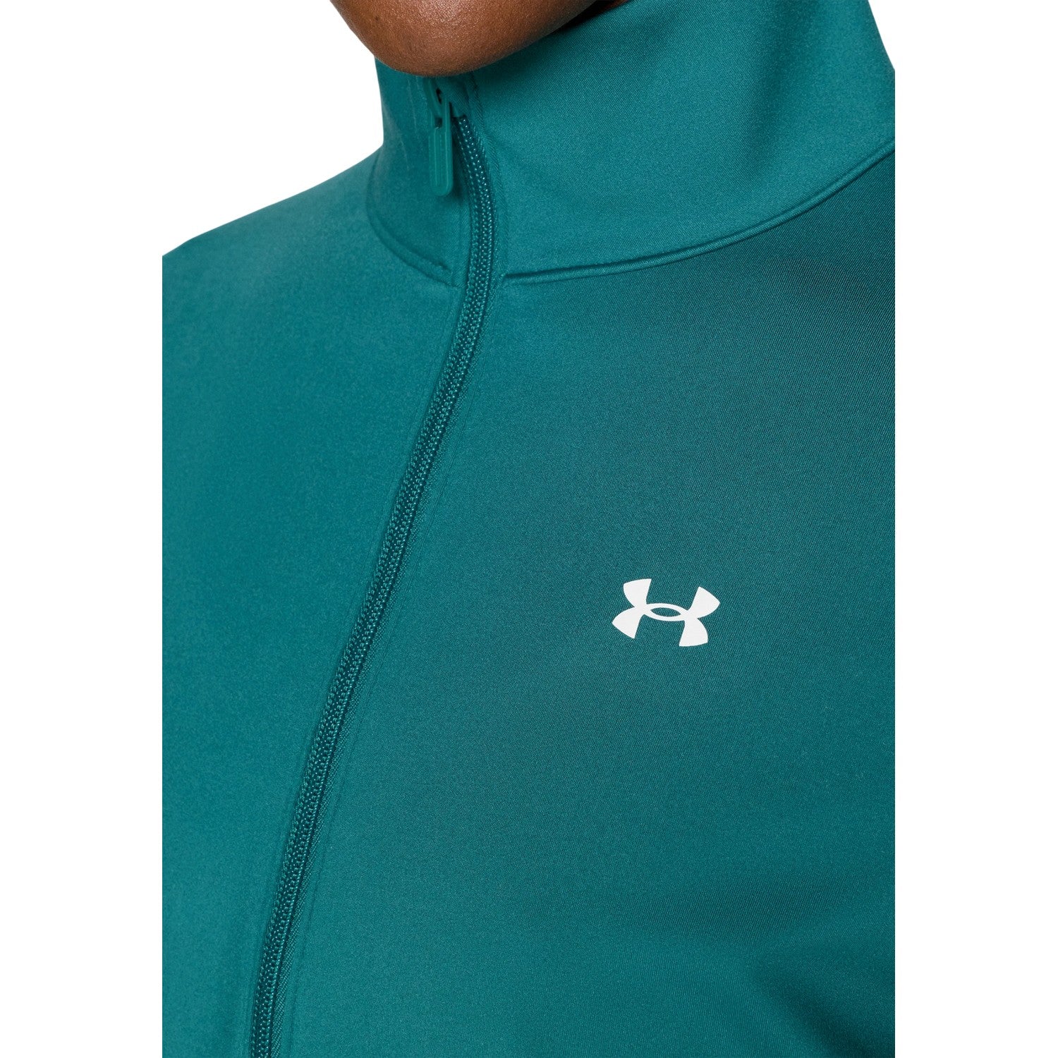 Green - Side - Under Armour Womens-Ladies Moisture Wicking Jacket