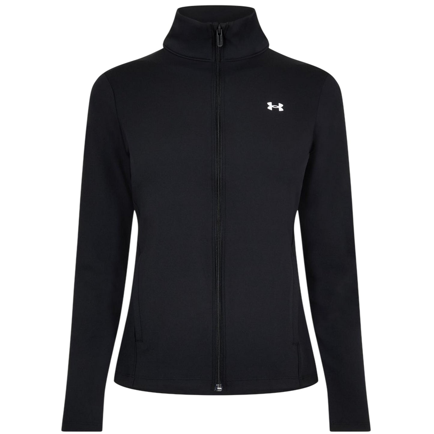 Black - Front - Under Armour Womens-Ladies Moisture Wicking Jacket