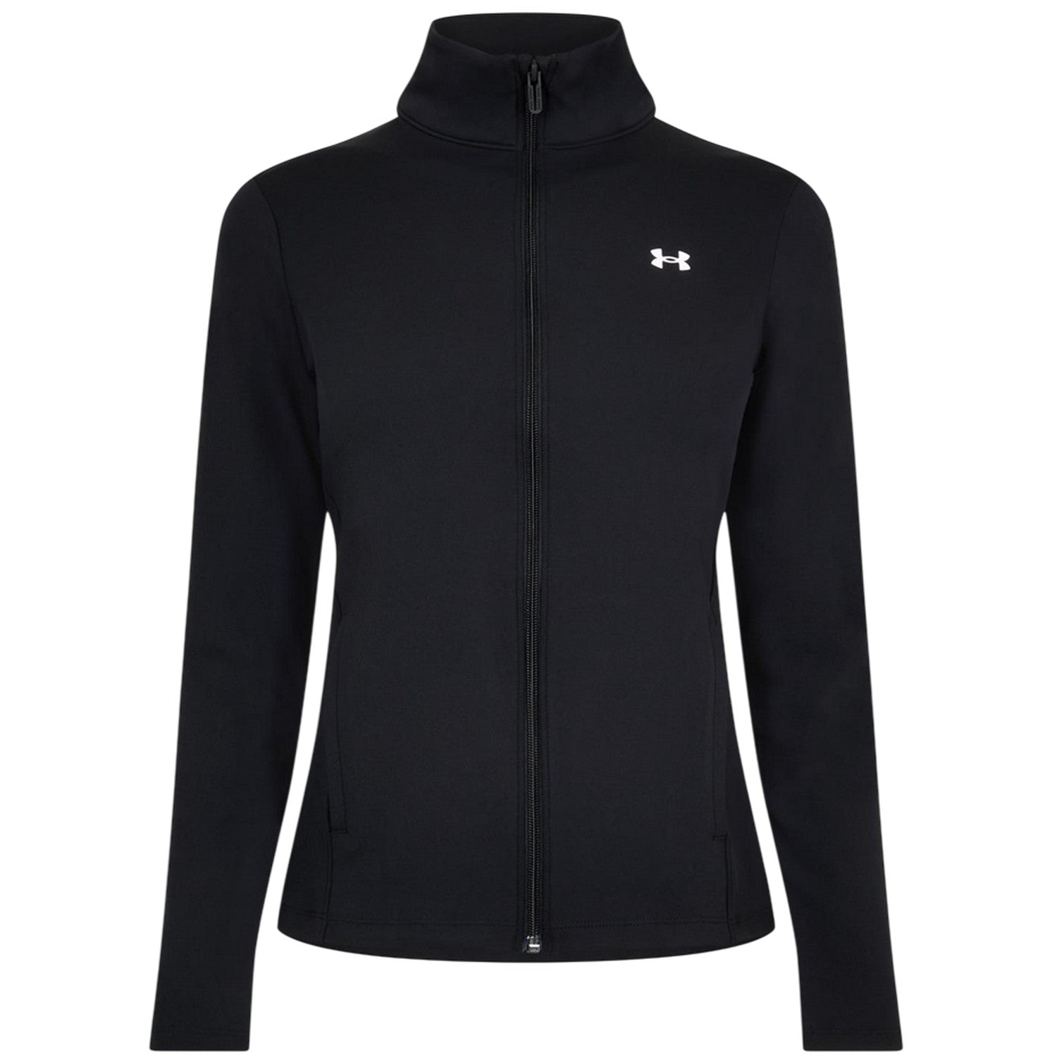 Black - Front - Under Armour Womens-Ladies Moisture Wicking Jacket