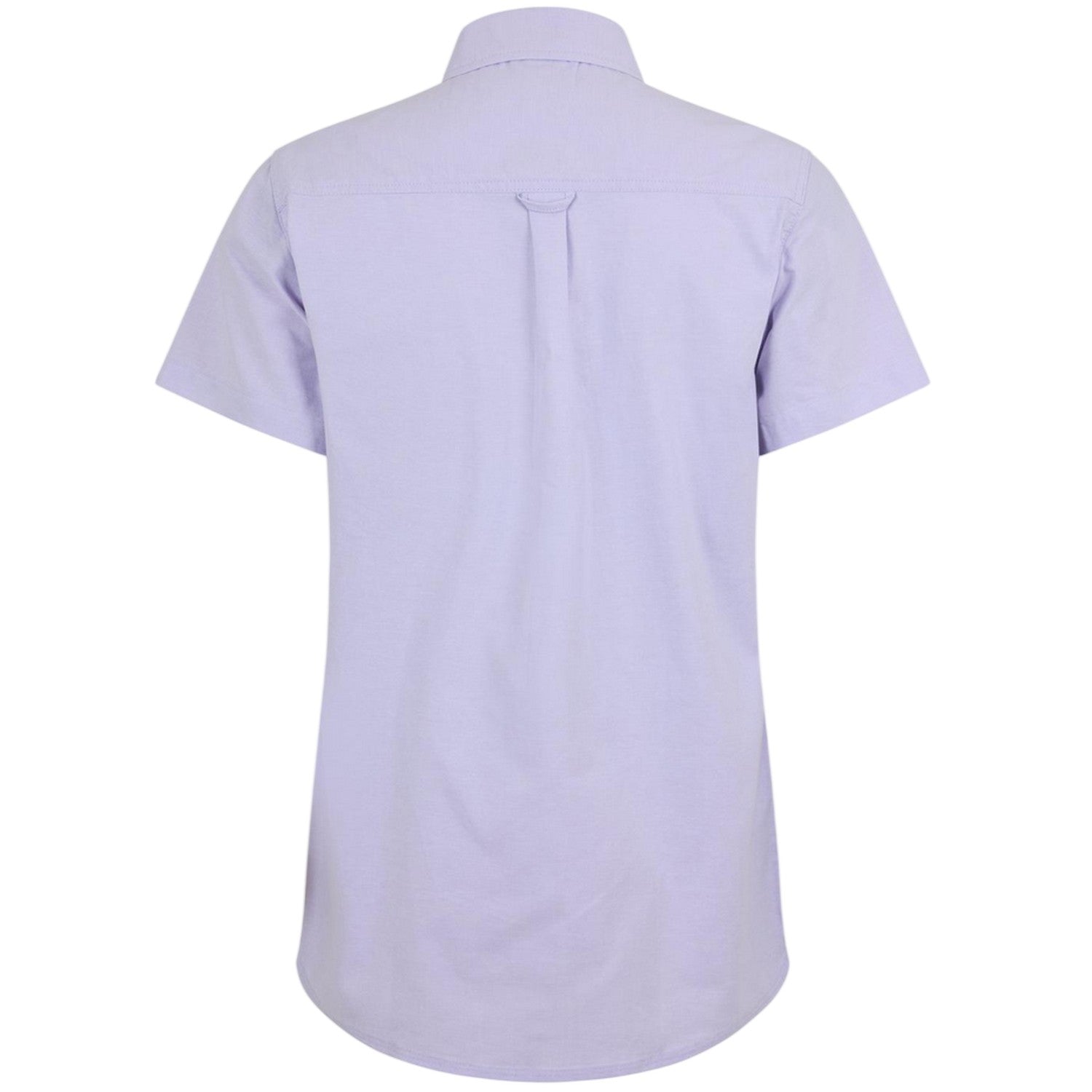 Lilac - Back - Bench Mens Plain Logo Short-Sleeved Shirt