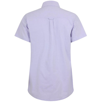 Lilac - Back - Bench Mens Plain Logo Short-Sleeved Shirt