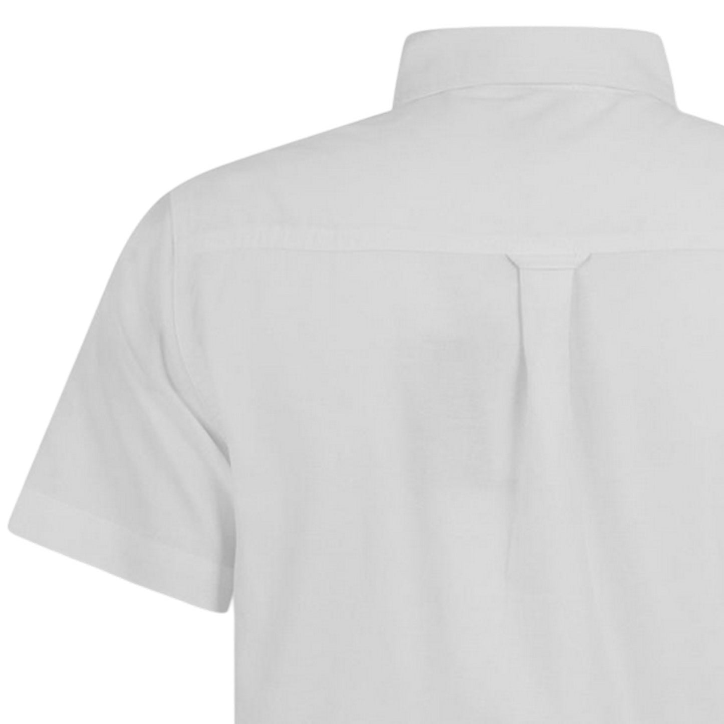White - Lifestyle - Bench Mens Plain Logo Short-Sleeved Shirt