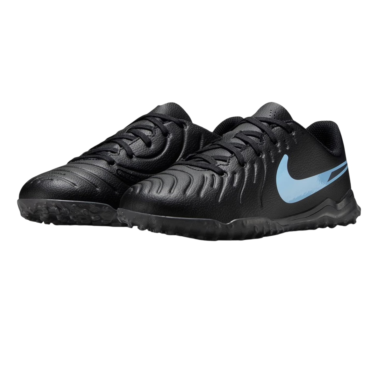 Black - Close up - Nike Childrens-Kids Tiempo Legend 10 Astro Turf Trainers