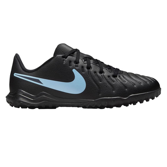 Black - Front - Nike Childrens-Kids Tiempo Legend 10 Astro Turf Trainers